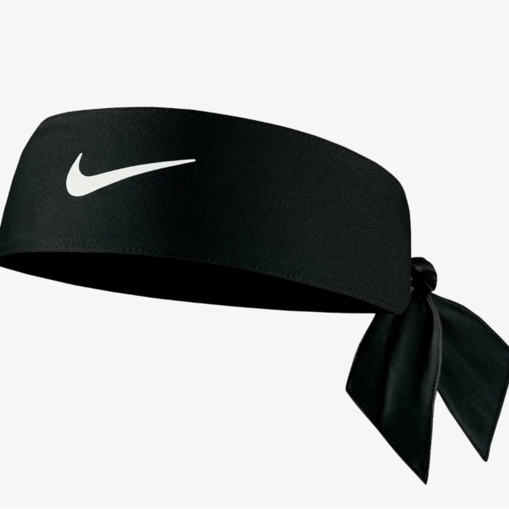 Black Nike tie head band